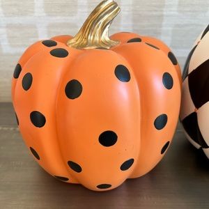 Designer Polka Dot Pumpkin